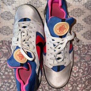 Nike Blue and Pink Sneakers